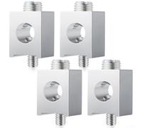 Passage Connector Aluminium CA1/0UF Set of 4 Cable Clamps for Earthing Distribution Box Quick Connection Galvanised Robust