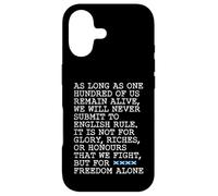 Passage From The Declaration Of Arbroath - But For Freedom Case for iPhone 17
