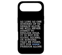 Passage From The Declaration Of Arbroath - But For Freedom Case for iPhone Air