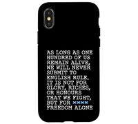 Passage From The Declaration Of Arbroath - But For Freedom Case for iPhone X/XS