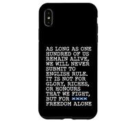 Passage From The Declaration Of Arbroath - But For Freedom Case for iPhone XS Max