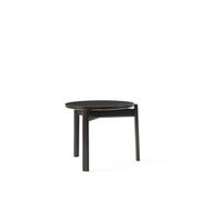 Passage Round Coffee Table Ø50 Dark Lacquered Oak