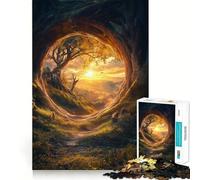Passage Secret 1000 Pieces Jigsaw Puzzles for Teenagers Intellect Toy Bonding Time Quality Cut Memorable Gift (38x26cm)