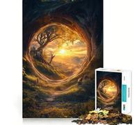 Passage Secret Hard Jigsaw Puzzle for Adults 1000 Pieces Think Toy Peaceful Fun Clean Cut Fine Art Piece (50x75cm)