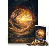 Passage Secret Hard Jigsaw Puzzle for Adults 1000 Pieces Think Toy Peaceful Fun Clean Cut Fine Art Piece (50x75cm)