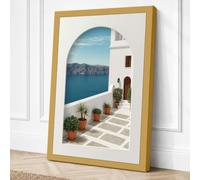 Passage to the Sea Coastal Canvas Wall Art Print 24x16 Inch