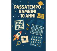 Passatempo Bambini 10 Anni: +100 Enigmi con soluzioni stimolano logica, memoria e concentrazione con livelli progressivi e divertimento intelligente ovunque.