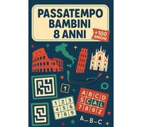 Passatempo Bambini 8 Anni: +100 Enigmi con soluzioni allenano logica, memoria e concentrazione con livelli progressivi e divertimento intelligente ogni giorno.