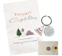Passed Driving Test Gifts Card New Driver Gifts Just Passed Driving Test Gifts Keyring Congratulations On Passing Your Driving Test Passing Driving Test Card with Envelope (New Driver)
