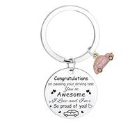 Passed Driving Test Gifts New Driver Keyring Congratulations Gifts for Women Men So Proud og You Passed Driving Test Key Ring for Daughter Son 16th-18th Birthday Gifts