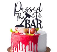 Passed the Bar Cake Topper, Congrats Lawyer/Motion to Party, Law School Graduation Party Decorations