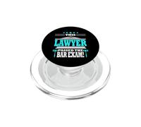 Passed The Bar Exam Funny Passing New Lawyer Law Student PopSockets PopGrip for MagSafe