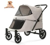 Passeggino per animali domestici con ruote lisce Design pieghevole per viaggi trasportino portatile per animali di Taglia ma e gr