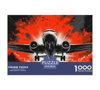 Passenger Aircraft 1000 Piece Jigsaw Puzzle For Adults Family Challenge Toys Stress Relief Puzzle Exercise The Memory of The Brain For Adults Gifts 38x26cm/1000pcs