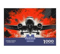 Passenger Aircraft 1000 Piece Jigsaw Puzzle For Adults Family Challenge Toys Stress Relief Puzzle Exercise The Memory of The Brain for Family Decorations 70x50cm/1000pcs