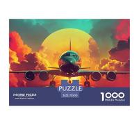 Passenger Aircraft 1000 Pieces Jigsaw Puzzles For Adults Family Challenge Toys Stress Relieving Entertainment Cultivate The Spirit of Teamwork For Adults Gifts 70x50cm/1000pcs