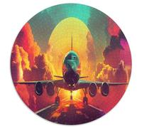 Passenger Aircraft Jigsaw Puzzles Puzzle for Adults Kids. 1000 Piece Great Gifts Challenge Toy Educational Games Home Decoration for Educational Games Gifts 1000pcs (67.5x67.5cm)