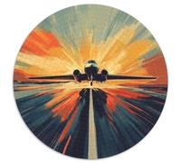 Passenger Aircraft Jigsaw Puzzles Puzzles for Adults Kids. 1000 Piece Whimsical Challenge Toy Educational Game Home Decoration for Educational Games Gifts 1000pcs (67.5x67.5cm)