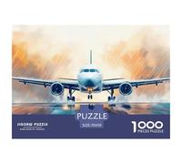 Passenger Aircraft1000Pieces JigsawPuzzlesvehicle ForAdults Challenging Brainteasing Age12+byth Challenging The Impossible Difficult Game Uncover The Puzzle 70x50cm/1000pcs