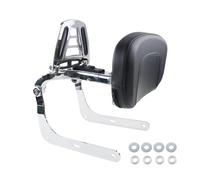 Passenger backrest Black Sliver Adjustable Driver Passenger Rest For Super For Chief For Dark For Horse For Bobber 2021-2024