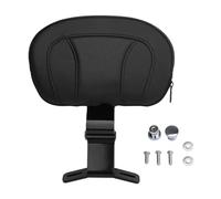 Passenger Backrest Support Fit For Harley Touring Road King CVO Road Front Driver Backrest Motorcycle Sissy Bar Mount Pad Parts Luggage Rack Set(Black)