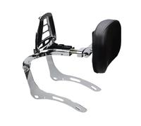Passenger Backrest Support Fit For Honda Rebel 1100 DCT SE CMX 1100 CM 1100 Adjustable Folding Rider Driver Passenger Backrest Sissy Bar(Chrome)