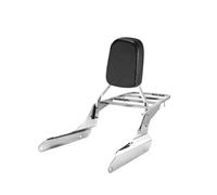 Passenger Backrest Support Luggage Rack Set Fit For Honda Shadow VT600 VLX600 1999-2008 Passenger Backrest Sissy Bar With Luggage Rack Backrest Pad