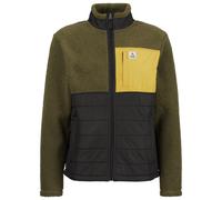 Passenger - Born Explorer Recycled Polar-Lined Sherpa Fleece - Fleece jacket size S, olive/black
