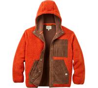 Passenger - Casual sherpa fleece - Clover Sherpa Fleece Hooded Jacket W Dark Rust for Women in Recycled Polyester - Size M - Orange Orange M