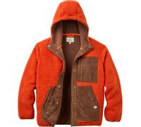 Passenger - Casual sherpa fleece - Clover Sherpa Fleece Hooded Jacket W Dark Rust for Women in Recycled Polyester - Size L - Orange Orange L