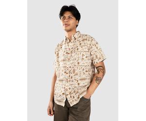 Passenger Chill Textured Short Sleeve Shirt elemental geo birch L