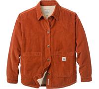 Passenger - Corduroy overshirt with sherpa lining - Flint Corduroy Overshirt W Dark Rust for Women - Size M - Orange Orange M