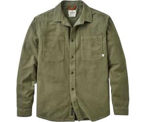 Passenger - Corduroy Shirt - Backcountry Cord Light Shirt Dusty Olive for Men - Size S - Khaki Khaki S