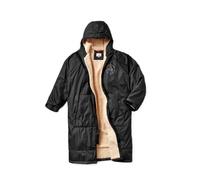 Passenger Escapism Recycled, Sherpa Lined Changing Robe (UK, Alpha, XXL, Regular, Regular, Black)