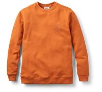 Passenger Men's Escapism Recycled Cotton Sweatshirt (UK, Alpha, XL, Regular, Regular, Sunset Orange)