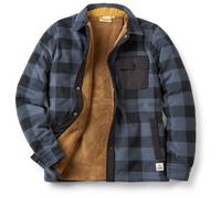 Passenger - Firelight Sherpa Lined Overshirt - Winter jacket size XL, blue