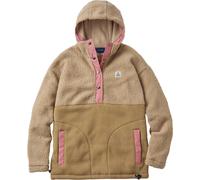 Passenger - Fleeces with Hood and Button Collar - Calla Hooded Recycled Polar-Lined Fleece W Feather Biscuit for Women in Wool - Size M - Brown Brown M