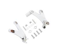 Passenger Foot pegs Motorcycle Black/sliver Driver Footpeg Mount Bracket Kit For FLSB FXFB FXFBS FXBR FXBRS FXDRS 2018-2023 19 2020 2022 2021