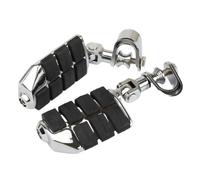 Passenger Foot pegs Motorcycle For Universal Highway Crash Bar Engine Guard Bumper Foot Rest Peg Mount Clamp Bracket