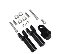 Passenger Foot Pegs Support Mount Clevis Kit Compatible With Harley-Davidson Softail Slim FLS FLSS 2012-2017 Bones FLSTSB 2008-2011