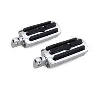 Passenger Foot pegs Universal Motorcycle Highway Foot Pegs Engine Guard Mount Footrest 1.25" 32mm Crash Bar Footpegs For Chopper For Sporster For Cruiser
