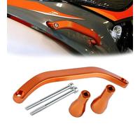 Passenger Grab Bar For GasGas 250EX 250EC 250MC 2021 2022 2023 Motorcycle Accessories Aluminium Alloy Rear Passenger Armrest Seat Grab Hand Rail Bar Armrest(Orange)