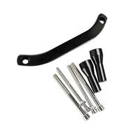 Passenger Grab Bar For GasGas EC-F250 EC-F300 2021-2023 Motorcycle Rear Passenger Handrail Tail Bracket Handle CNC Aluminium Alloy Armrest Accessories(Black- Silver)