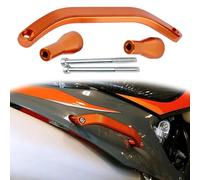 Passenger Grab Bar Motorcycle Accessories Passenger Armrest Rear Seat Aluminium Alloy Armrest Handlebar Seat Grab For GasGas 300EX 300EC 300MC 2021 2022 2023(Orange)