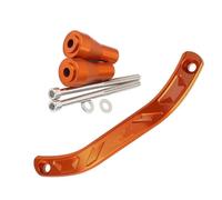 Passenger Grab Bar Motorcycle Aluminium Armrest Rear Seat Grab Bar Handles Seat Hand Armrest Handle Tail Accessories For 200 SX/SXF/XC/XCF 2019 2020 2021 2022 2023(Orange)