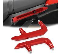 Passenger Grab Bar Motorcycle Armrest Rear Seat Grab Bar Handles Seat Hand Armrest Handle Tail Accessories For H-ONDA MSX 125 GROM 2021 2022 2022 2024(Black- Silver)