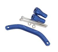 Passenger Grab Bar Motorcycle CNC Aluminium Alloy Tail Armrest Passenger Rear Seat Handle Rear Handrail Accessories For GasGas 250EX F 250EC F 250MC F 2021 2022 2023(Blue)