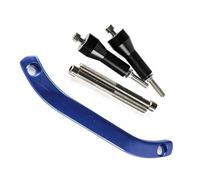 Passenger Grab Bar Motorcycle Tail Rear Seat Passenger Pillion Handle Grab Bars CNC Aluminium Alloy Armrest For GasGas MC-F350 MC-F450 2021 2022 2023(Blue)
