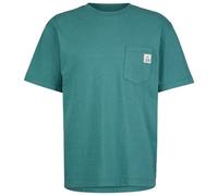 Passenger Men's Heritage Relaxed Fit Short Sleeve T-Shirt (UK, Alpha, M, Regular, Regular, Deep Ocean Marl)