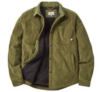 Passenger - Kodiak 2.0 Sherpa Lined Cord Overshirt - Shirt size M, olive